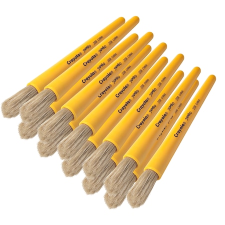 Crayola Jumbo Paint Brush, PK12 BIN208